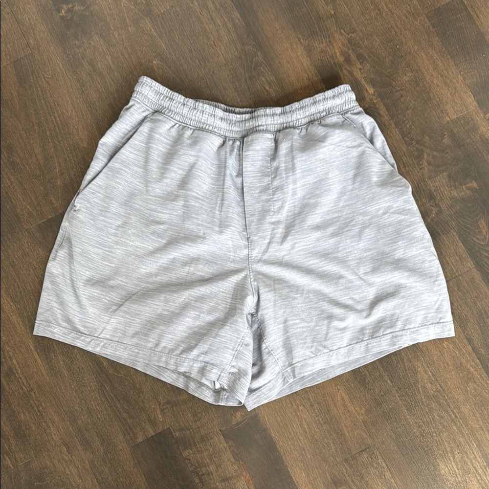 Lululemon Light Gray 5” Athletic Shorts
